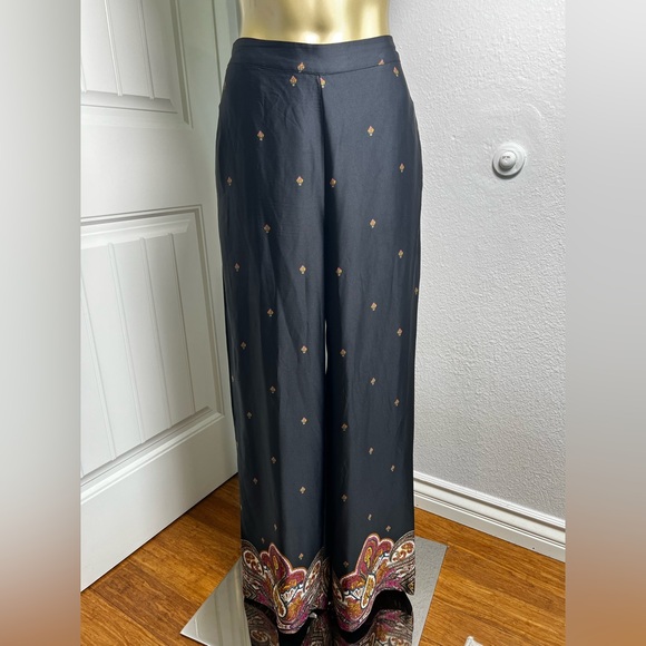 Scoop Printed Wide Leg Pants Women’s XS - Picture 2 of 7